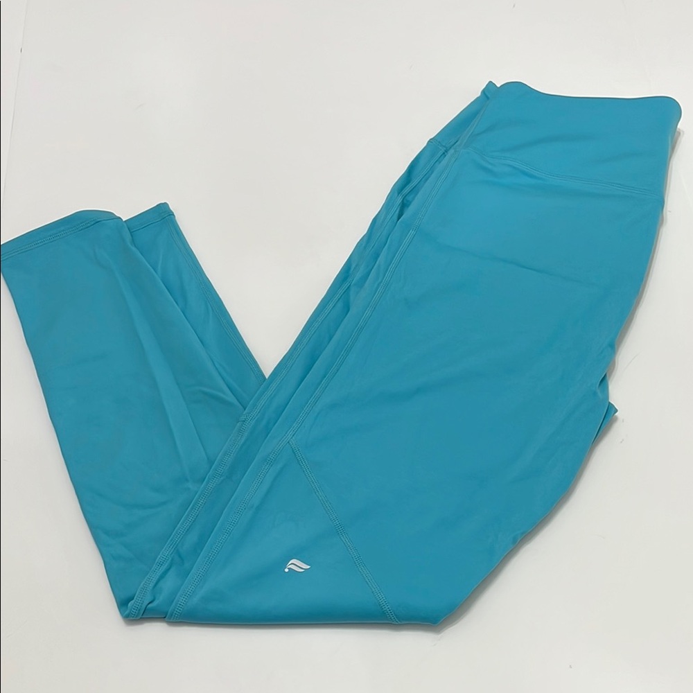 Fabletics Motion365 Size XL Blue Athletic Leggings NWT